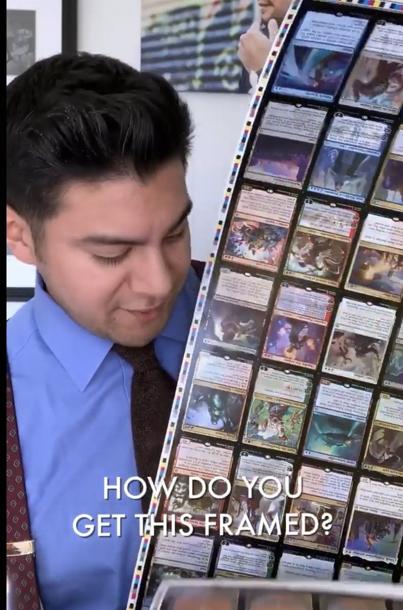 DandyintheBronx's tweet photo. How do you get this framed? #mtg @framebridge #ad #framebridge
Here’s how, on my stories: https://t.co/42WpKURePv https://t.co/jtqdAe1ZVi