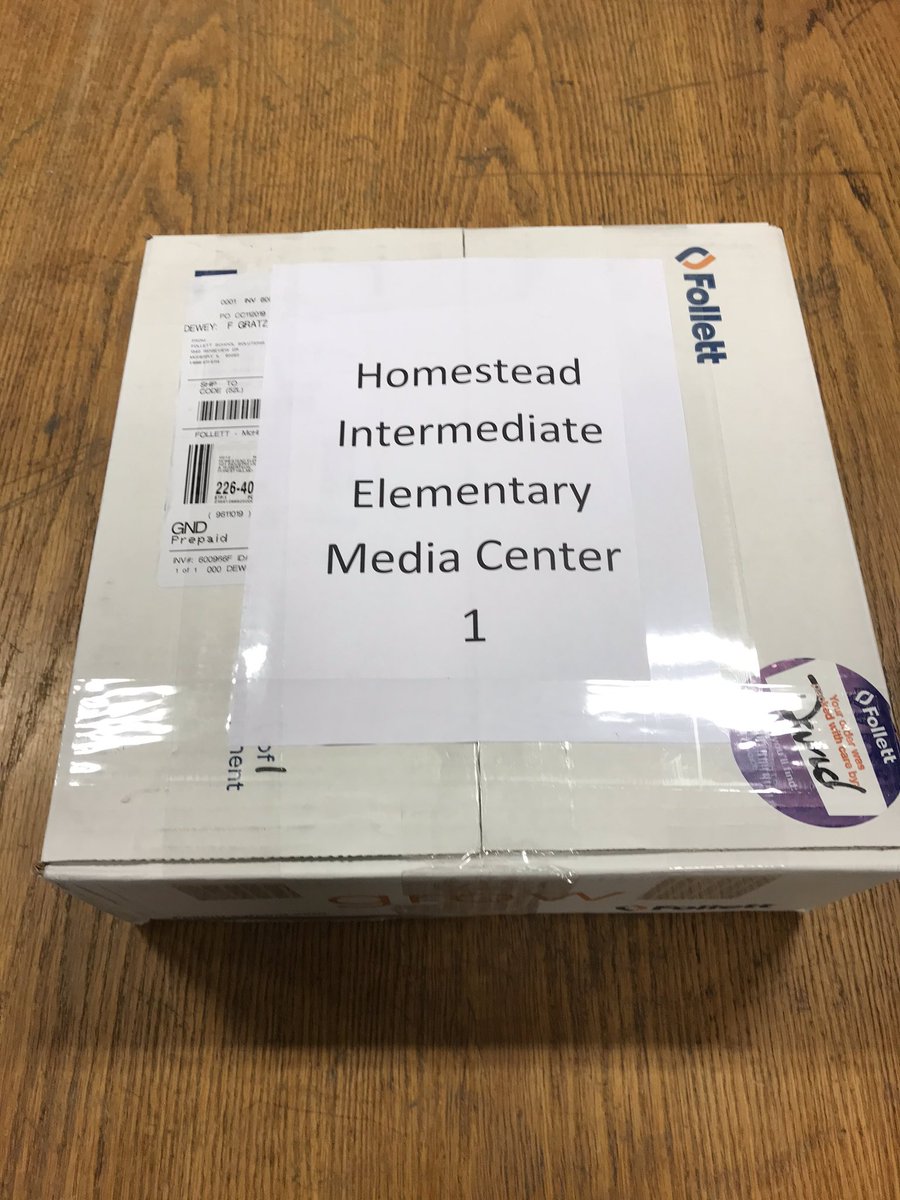 #HomesteadElem get ready. These #NewBooks are coming to you. #AdventureAwaits #LibrariesMatter <a href="/hcasl1/">hcasl</a> <a href="/HCPSlearns/">HCPS Learns</a>