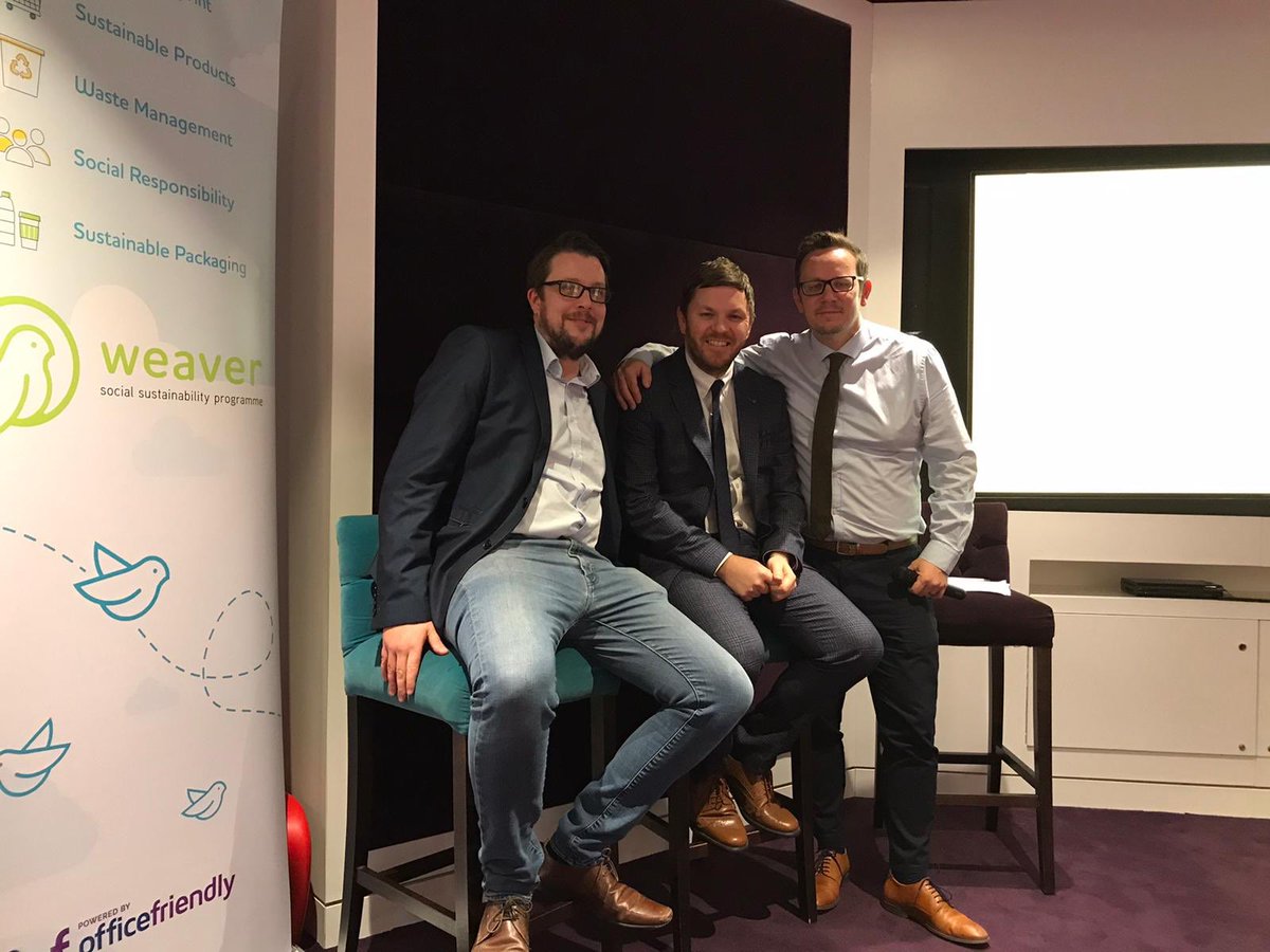 Our Will Nixon is taking the panel now to talk about a businesses role in a sustainable future and how our Weaver Initiative can aid organisations! <a href="/unLTDbusiness/">unLTD Business</a> 

#Weaver #Sustainability