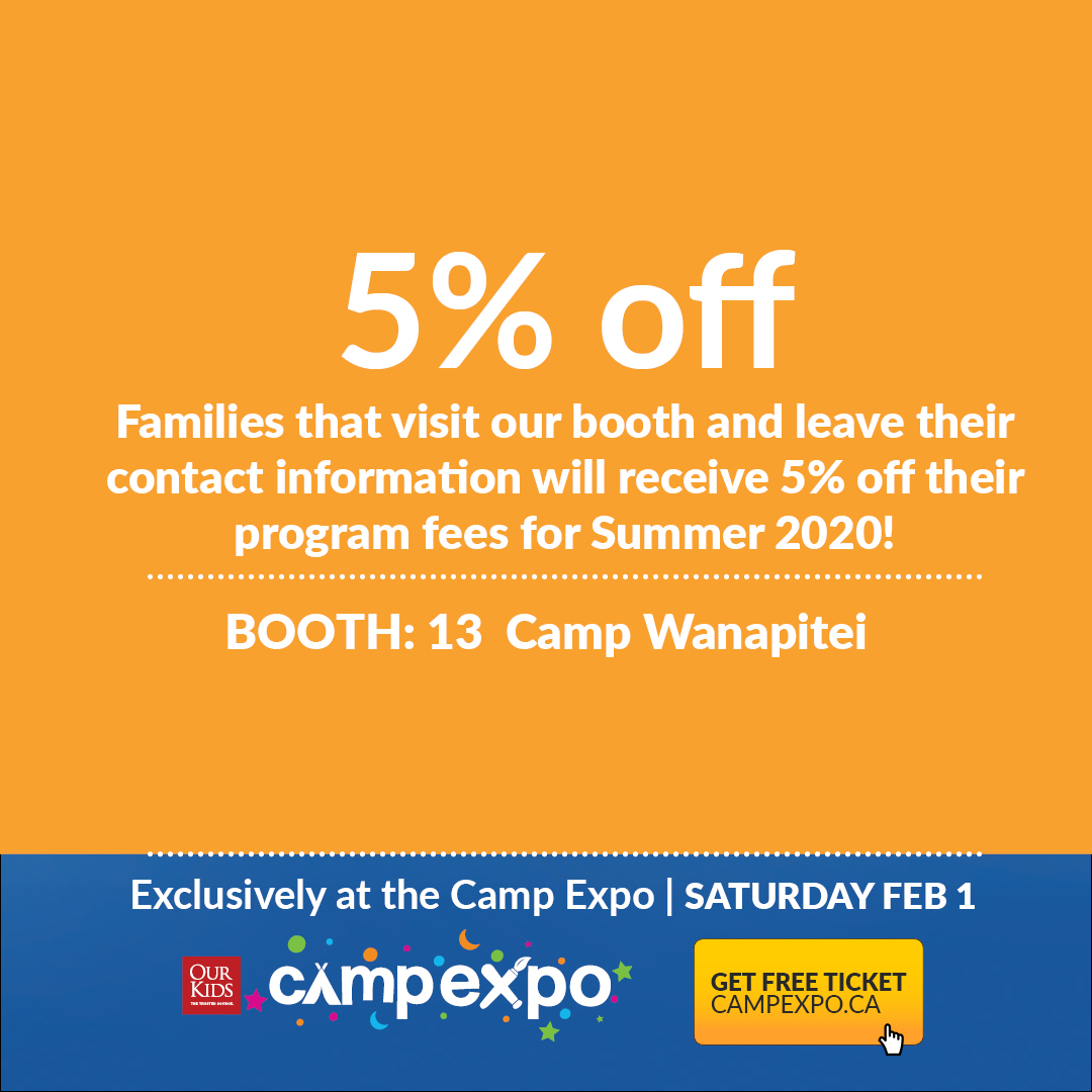 ourkidsnet's tweet photo. Considering a summer camp or kids' program this year? Don't miss out on these amazing deals from camps around Ontario at the Camp Expo ONLY this Saturday, February 1st. Register for free now at https://t.co/1xW3Ei6AZN https://t.co/adEdpdhXRc