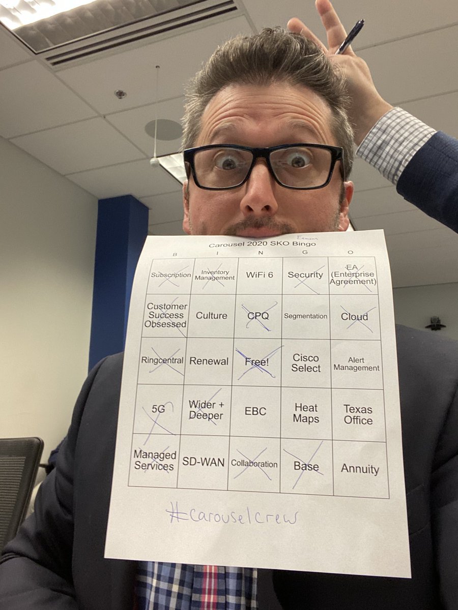 eamonnkmurphy's tweet photo. BINGO! Carousel SKO 2020 @Carousel_Ind #carouselcrew https://t.co/KDzsTJtPdH