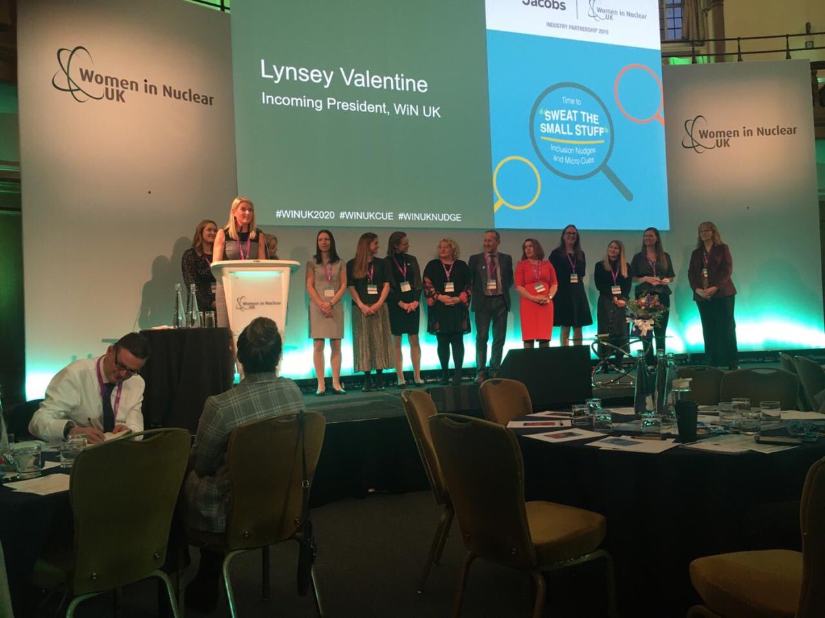 WiNuclear's tweet photo. Our new President Lynsey Valentine brings an incredible conference to a close, introducing the new Exec board and sharing her vision of what lies ahead for WiN UK.
#WINUK2020 #WINUKCUES #WINUKNUDGE https://t.co/uRn3rtYmwX