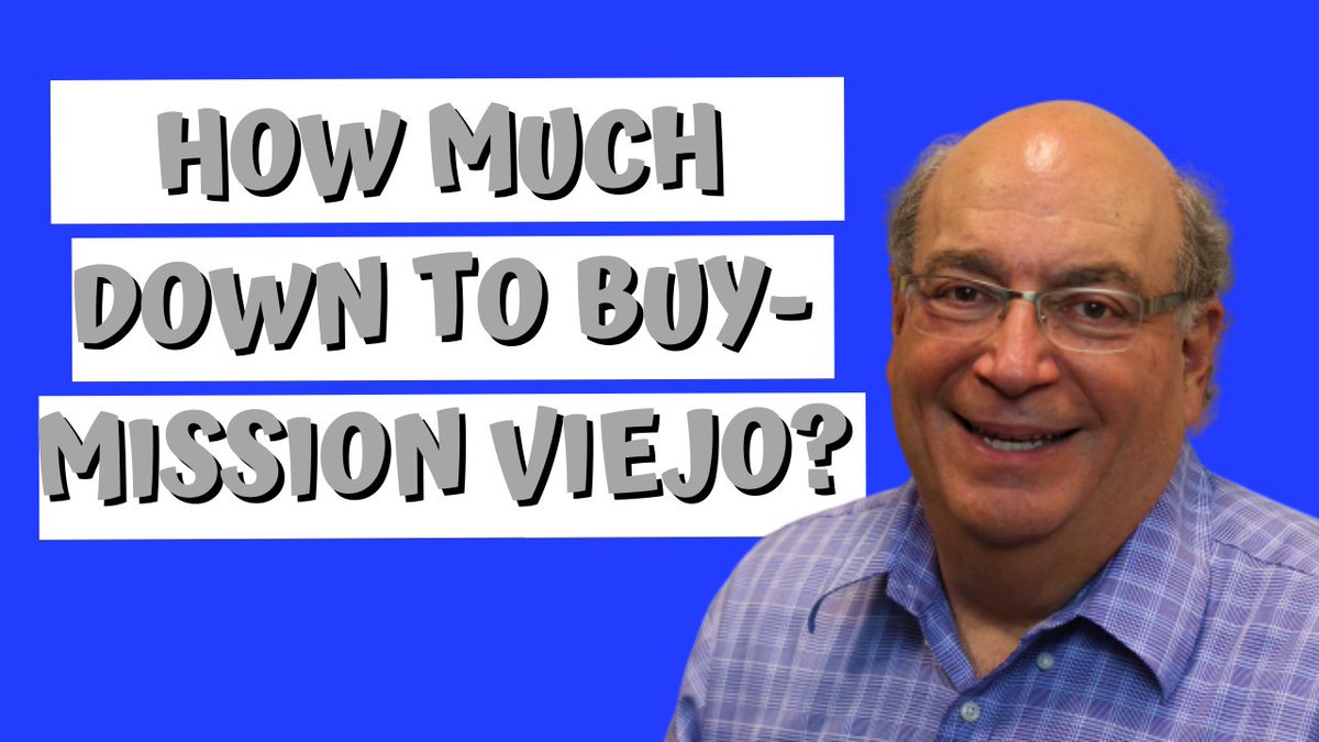 How much down payment do you need to but a house in Mission VIejo? New Video today! #downpayment #homebuyers youtu.be/qfBgxGboga8