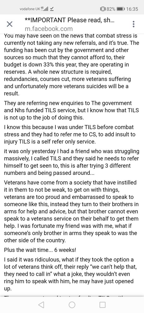 jonrees037's tweet photo. @JohnnyMercerUK is this true? If so why support a network which is based on self Referrals and is failing. I know you are working on improving things for serving and veterans but this has to be close to the top of things to address. @Gaz_KennedyPT https://t.co/8pnP9ORusj