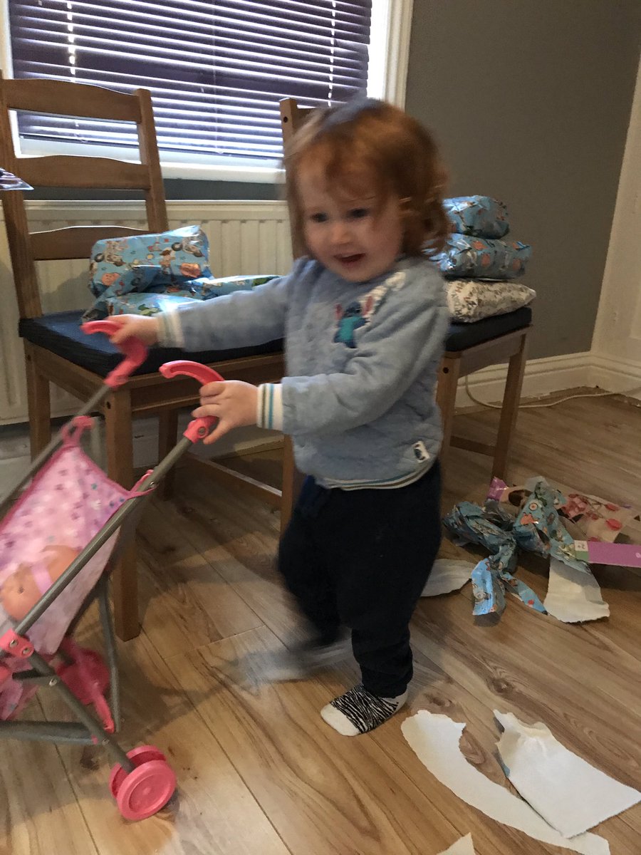 fran_cutter's tweet photo. Someone’s pram and doll went down a treat 🥰 #mybabyistwo #sendhelp https://t.co/TaYko8lKOV
