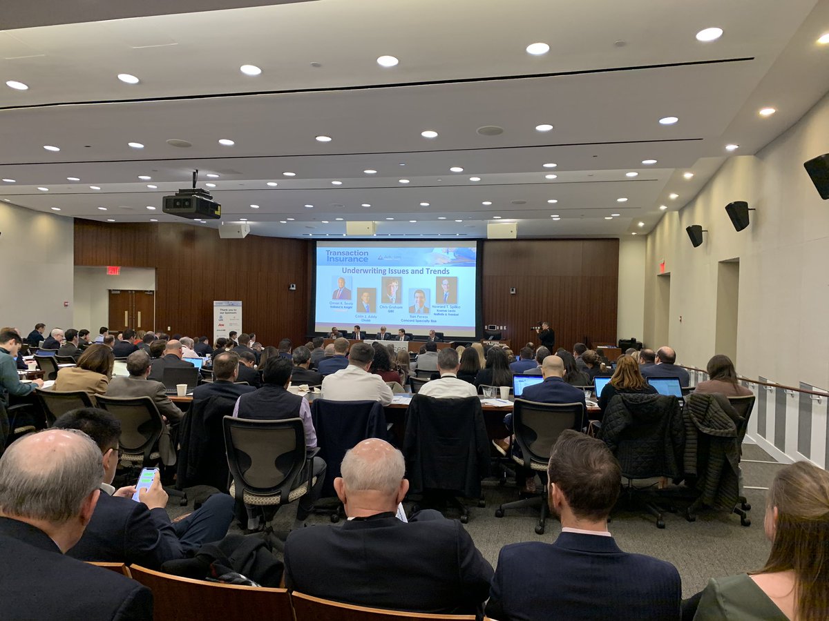 JMCrisk's tweet photo. Omari Sealy @Holland_Knight moderating the Underwriting Issues panel at Advisen’s Transaction Insurance Conference in New York City. #CapacityCrowd https://t.co/yQ6qImKlOL