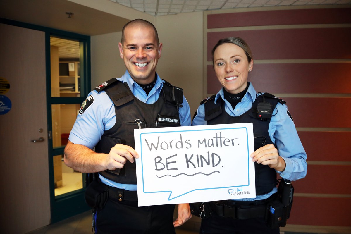 SudburyPolice's tweet photo. Language matters. Expressions like “You’ll get over it” and “Just relax” can minimize how a person is feeling. Instead offer your support and say “I’m sorry you aren’t feeling well.” Ask what you can do to help. #BellLetsTalk #EveryActionCounts #BellCause https://t.co/8NedkHpeWe