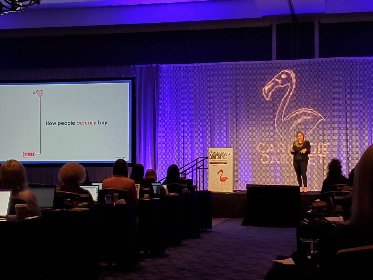 Every decision we make is based on emotion. Without emotion we lose the ability to make any decision. #CarnegieConf loving this talk from <a href="/TaliaGw/">Talia Wolf</a>