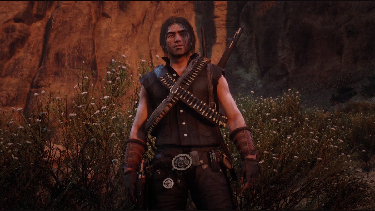 JakeTorres1800's tweet photo. Hanging out by some bush #RedDeadOnline #JakeTorres #PS4share https://t.co/U002tdJlS3