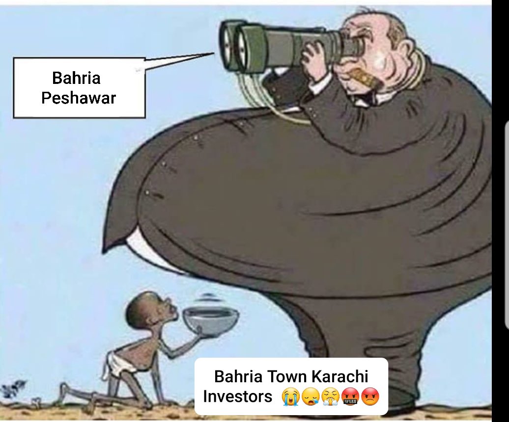 Ali56114632's tweet photo. #JIStandsWithBahriaVictims
#BoycottBahriapeshawar 
Karachi loot lia ab Peshawar ki bari 
Govt will be partner 
Then common people will cry later like bahria Karachi victims https://t.co/636AGEE4ut