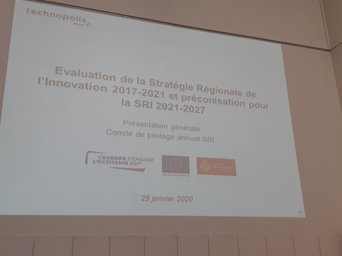 IES (@iesmontpellier) on Twitter photo Pierre Benaim, Secretaire General  SRI Occitanie présente les préconisations de Technopolis pour la SRI 2021-2027 Pierre Benaim, Secretaire General  SRI Occitanie présente les préconisations de Technopolis pour la SRI 2021-2027