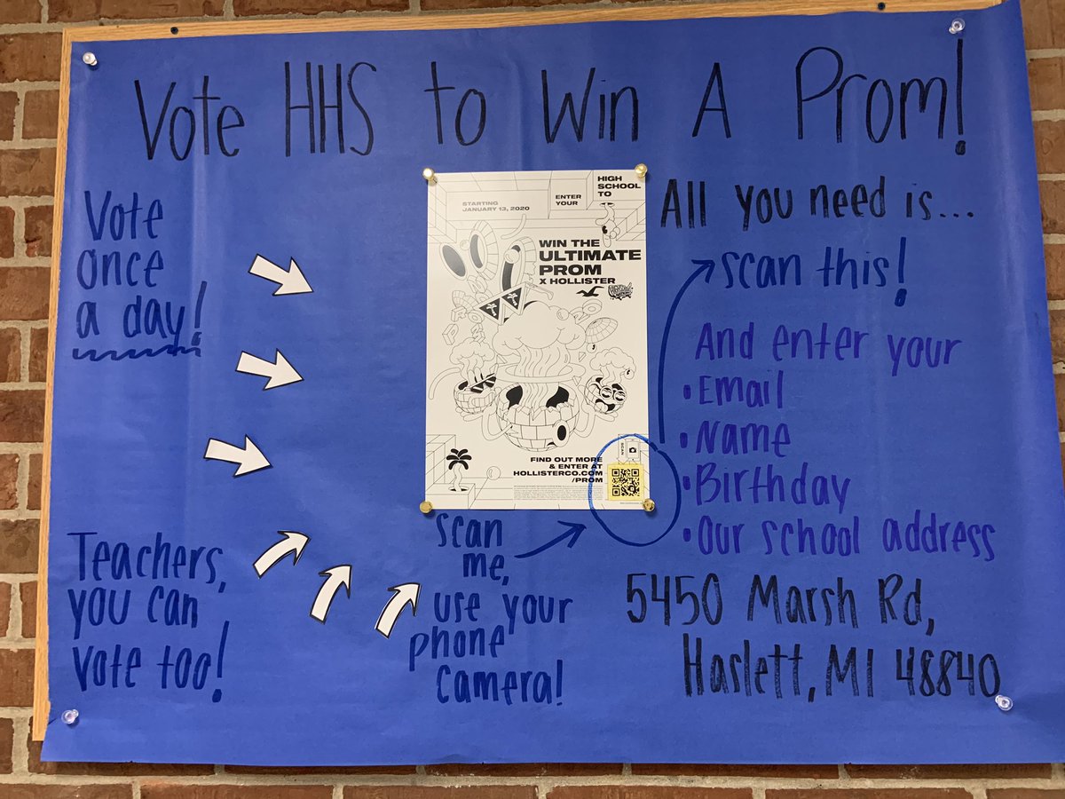 hhs_vikings's tweet photo. Win us a prom! https://t.co/e6nQ9YsPeY
