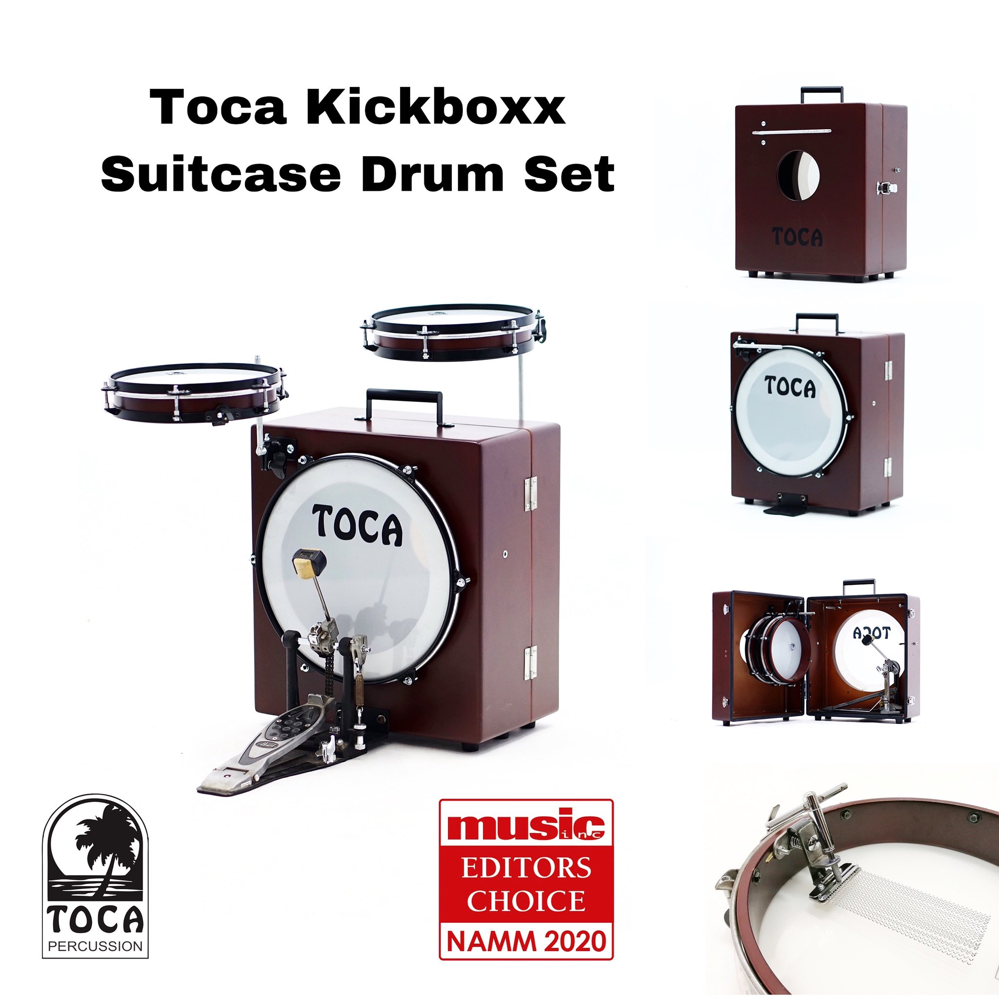 Toca suitcase 2024 drum set