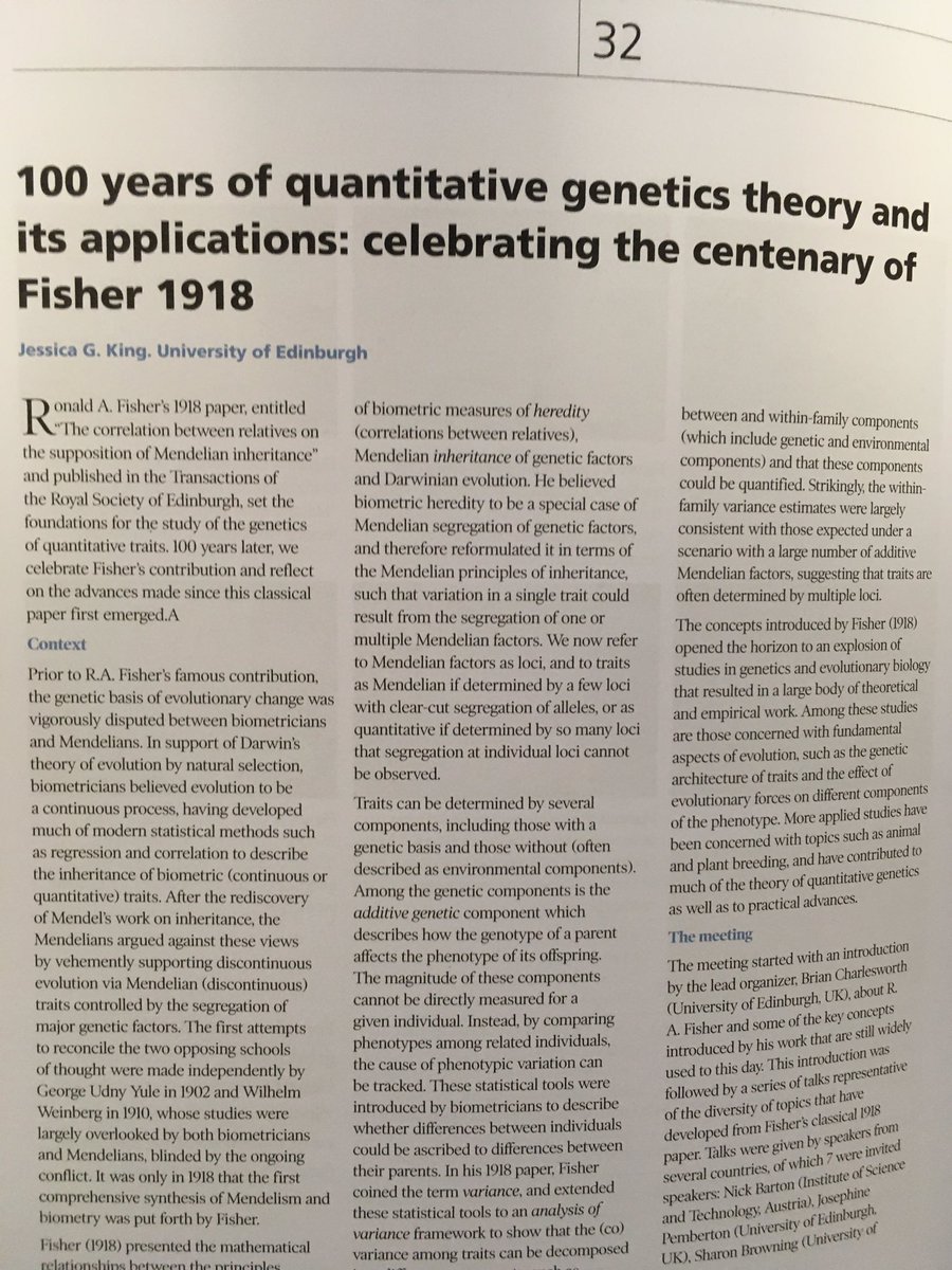 101Alun's tweet photo. Awesome to see @ForcesWorkshop and @jessicaagking featured in the genetics society news alongside work from @OliveriLab so cool to see groups I’ve been involved with doing so well. PhD students if ever get chance to go to the workshop 100% do it https://t.co/Y1LjwX2FNL