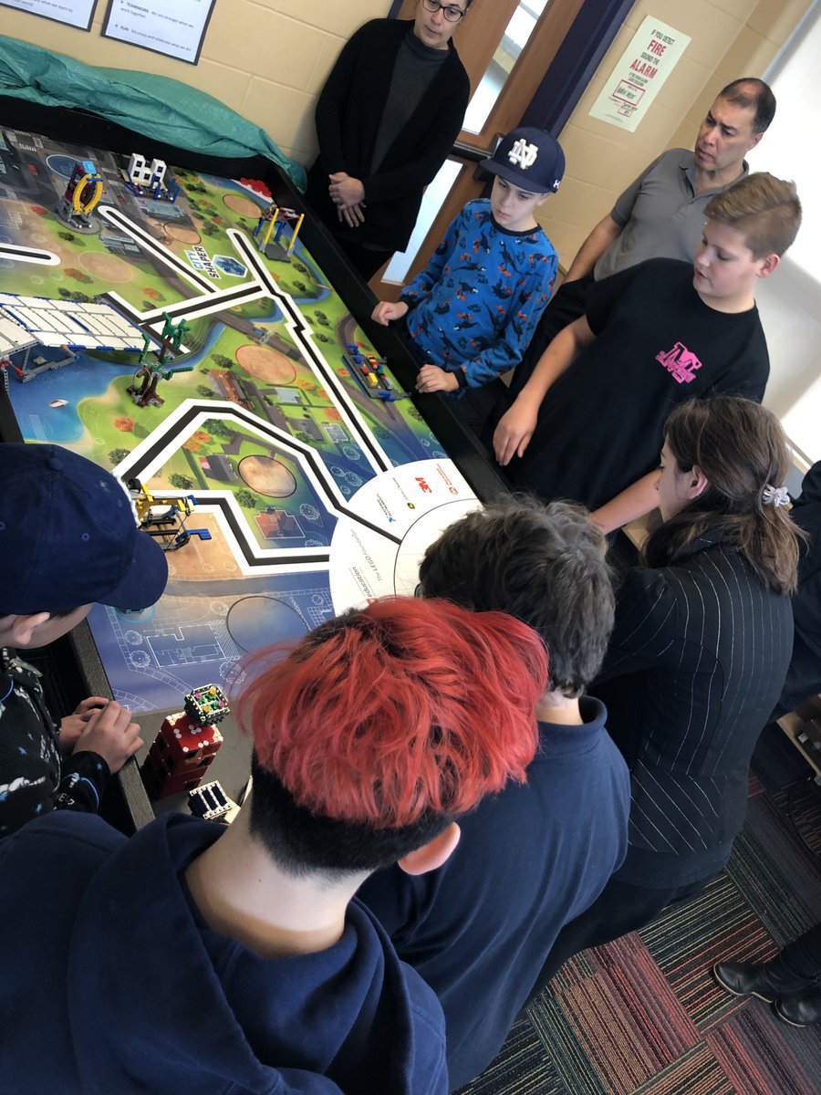 stmtces's tweet photo. The Robostangz presented their project to the City of Hamilton in preparation for the FLL West Provincial Tournament this upcoming Saturday. Congrats Ss, coaches and mentors for making it to Provincials #alreadywinners #BellLetsTalk #goodluckmustangs #innovativeideas 🤖🏆💡🏅 https://t.co/9e4GHkLom4