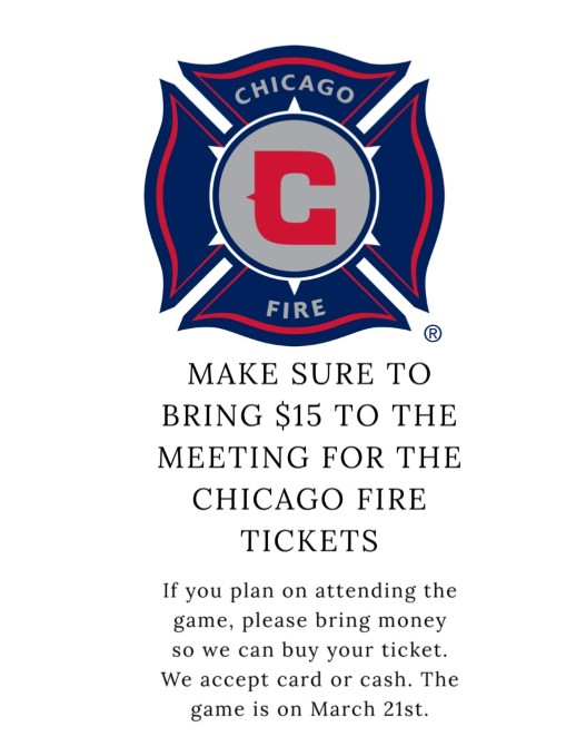 NIU_SHPE's tweet photo. Join us for the CHICAGO FIRE SOCCER GAME on March 21st! https://t.co/sjkAUL4H0f