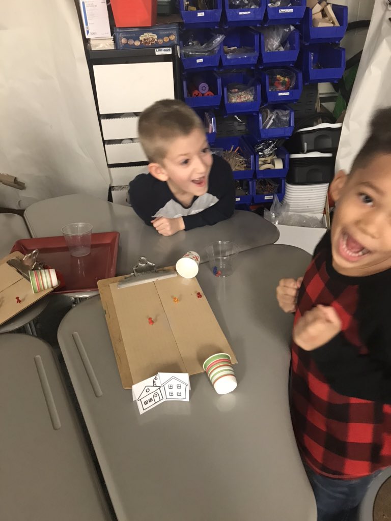 LuannStackpole's tweet photo. Saving the mountain town from the boulder #STEM @Sfaris_ElmsStem @ElmsRoad @swartz_creek https://t.co/qMPS6i4xfI