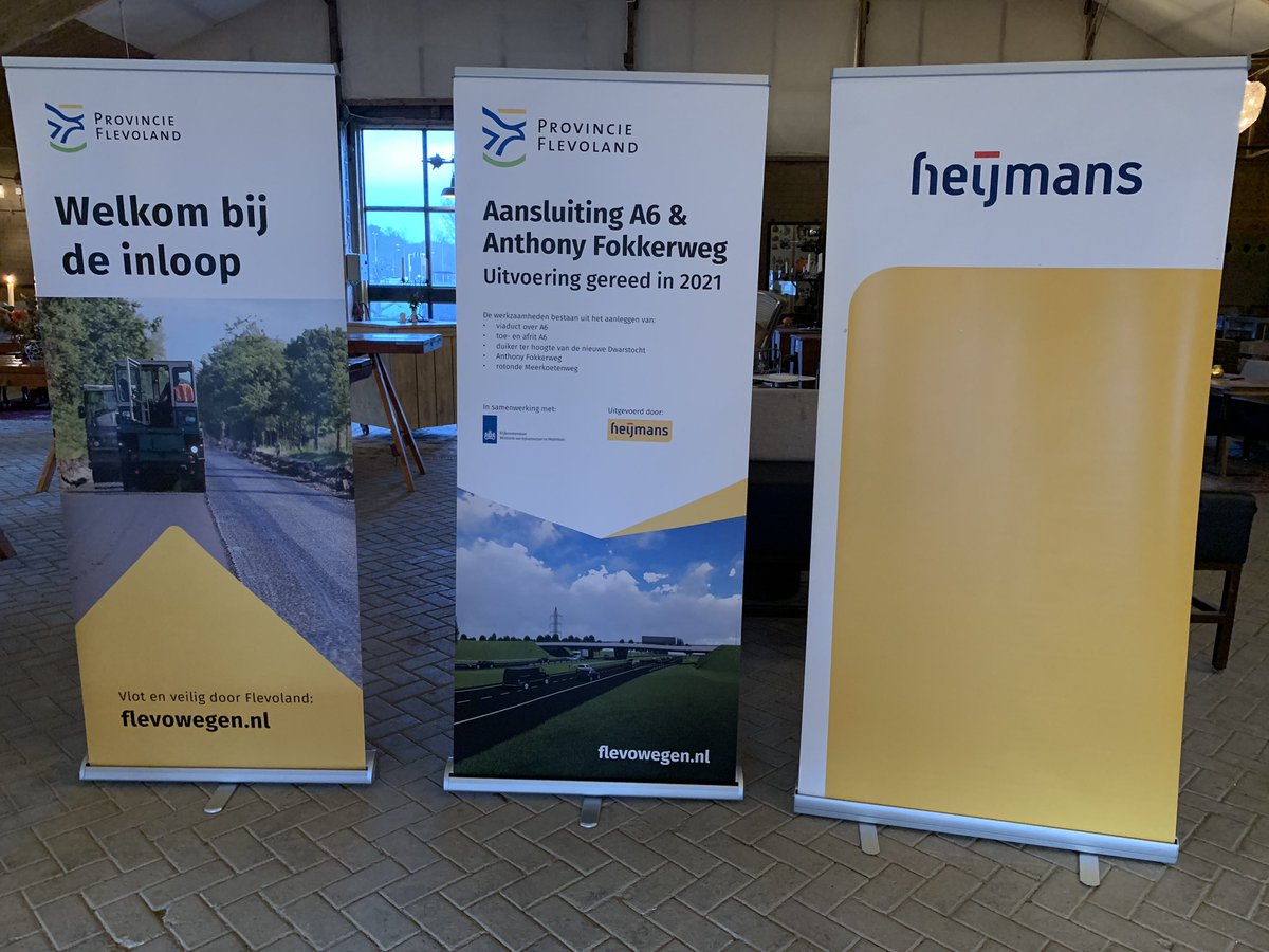 FlevoWegen's tweet photo. Zien wij u zo bij Boerkok aan de #Meerkoetenweg 9 te #Lelystad? Wij vertellen u graag meer over de #aansluiting op de #A6 en de #Anthony #Fokkerweg. @RWS_MN is ook aanwezig vanuit de #verbreding #A6 tussen Almere en Lelystad. https://t.co/gUpFVk9BO1