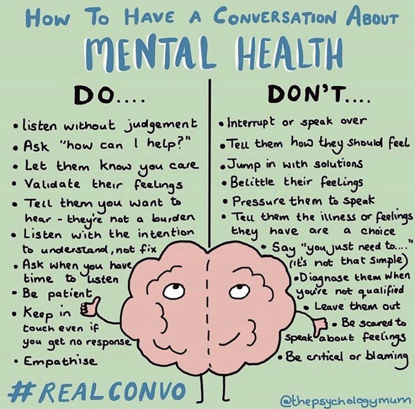 Emsavoie3's tweet photo. Mental Health isn’t so black and white. But here are some things to keep in mind or to help with discussing mental health #BellLetsTalk https://t.co/hC0ad9ikfl