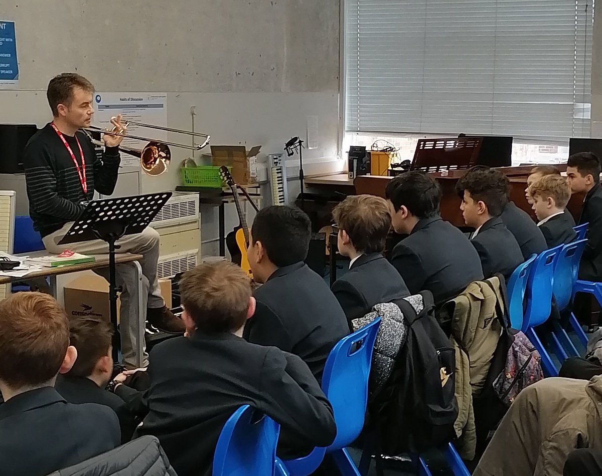 ArtsAVB's tweet photo. Thank you to @SoundStorm_ for organising the beginning of our student's journey to learning a new orchestral instrument. Looking forward to seeing how these musicians progress in their learning. #educationwithcharacter #musicalmastery https://t.co/fSbs82W3et
