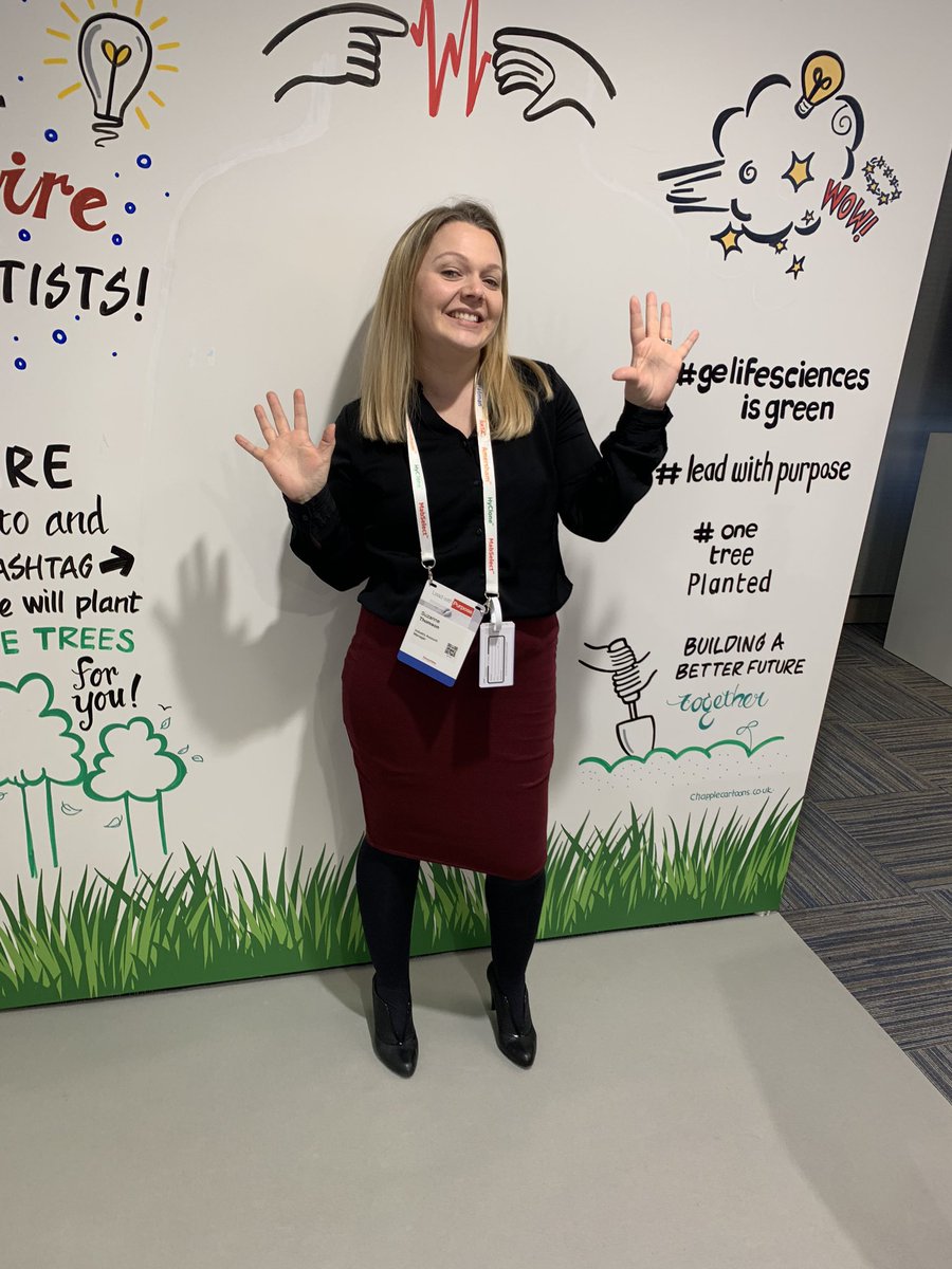 SuzanneGThomson's tweet photo. #gelifesciencesisgreen #leadwithpurpose #onetreeplanted #madrid2020 #thermofisherscientific #industryteam https://t.co/T3by8gcuWz