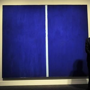 khalid_uetp's tweet photo. This painting of Barnett Newman has been sold for 43.8 million US dollars🙈 https://t.co/NVPIREE4NR