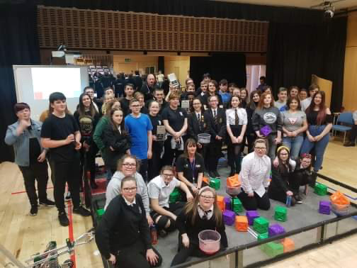 NCLanarkshire's tweet photo. Congratulations to team Braidhurst High Alliance who were crowned champions at today's VEX Robotics Scottish Regional Final after battling it out with 12 other teams! 🏆🤖
Well done to all who took part 👏 https://t.co/1P7Wm1EFVZ