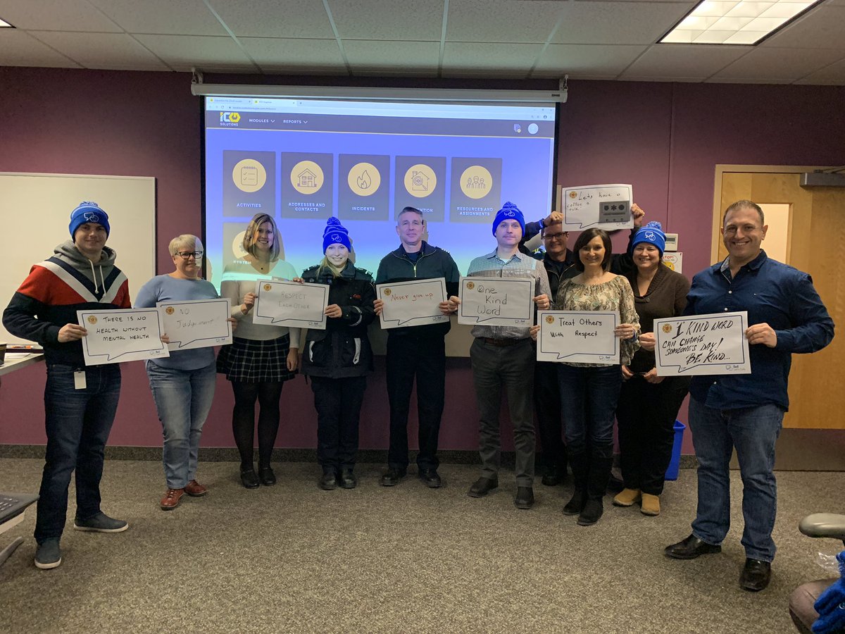 LdnOntFire's tweet photo. Together we train &amp; support each other  #BellLetsTalk #ldnont https://t.co/fYw17l0lsL