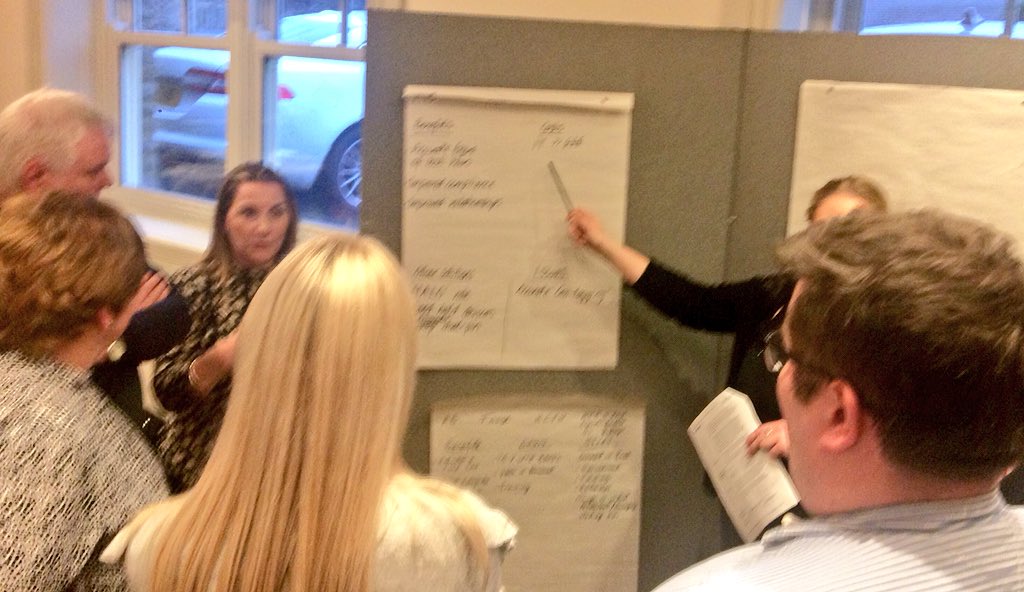 Frontline Fast Track Solutions at the #EDQDFWales working group . ED sites from across Wales refining the 5 proposals to be synthesised into once for Wales business cases under the guidance of <a href="/littleblod77/">Anna Sussex</a> of @EDQDFWales . <a href="/aledbrown4/">Aled Brown</a>