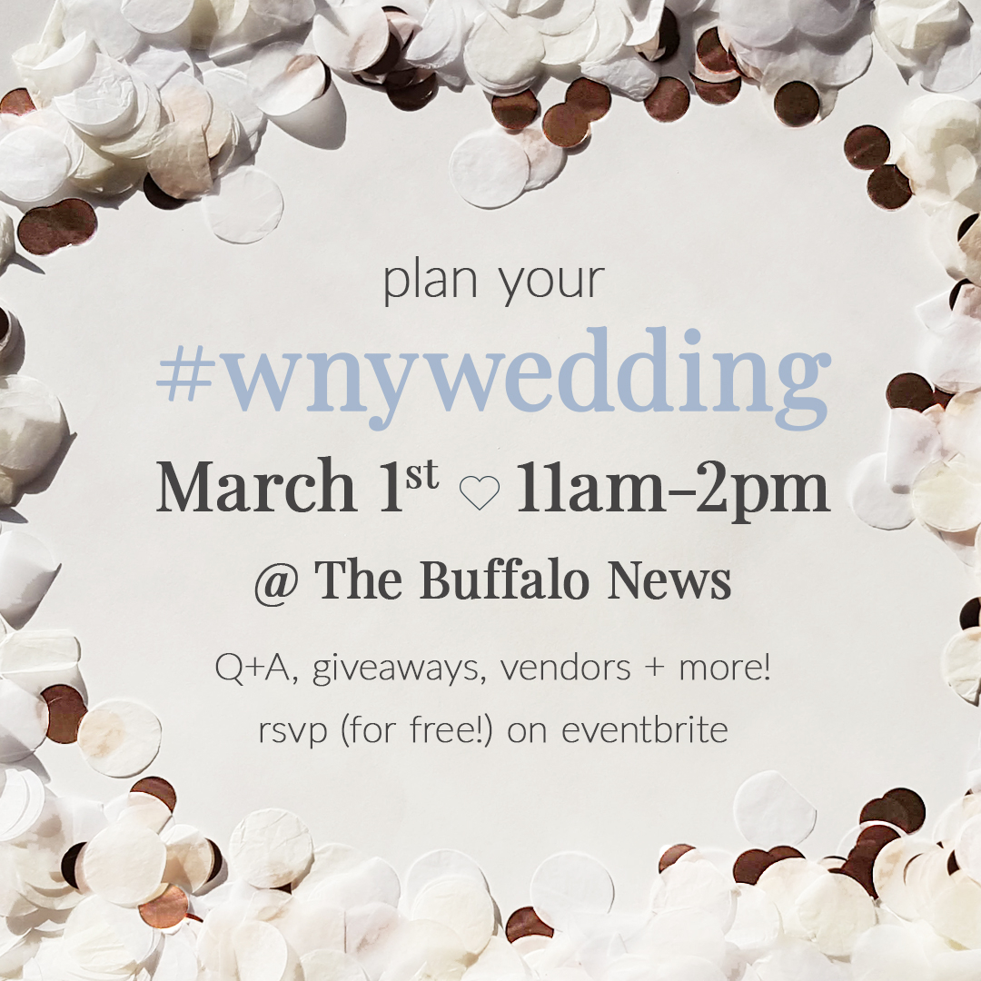 WNYWeddings's tweet photo. Come hang out with us on Sunday March 1st at the historic Buffalo News building and kick-start planning your own #wnywedding! Get your free tickets &amp; more info here: https://t.co/ONltdBP5mN https://t.co/UnYLW4shpW