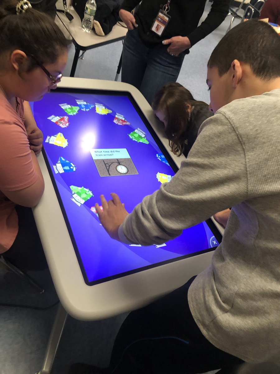 TierneyBethpage's tweet image. During math today, we used the #SMARTtable and practiced different skills! We worked on measurement and telling time. So proud of these hard workers! 😃 @JFK_Bethpage #WeAreBethpage #EdTech