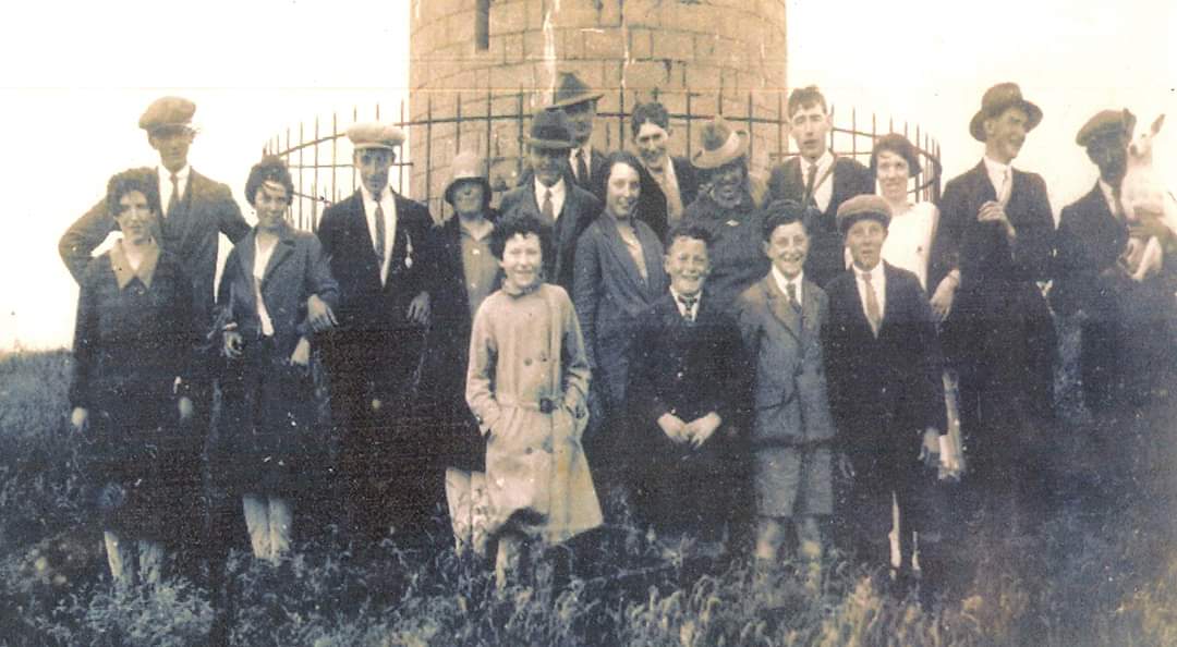 ProsperousHF's tweet photo. ***Prosperous Pioneer Total Abstinence Association outing to the Hill of Allen 1926***

The only person that can be identified in the picture is Luke Curley (second from right).

A big thank you Denis Fitzgerald (Allen) for sharing the picture with us. https://t.co/pKQ416LrtI