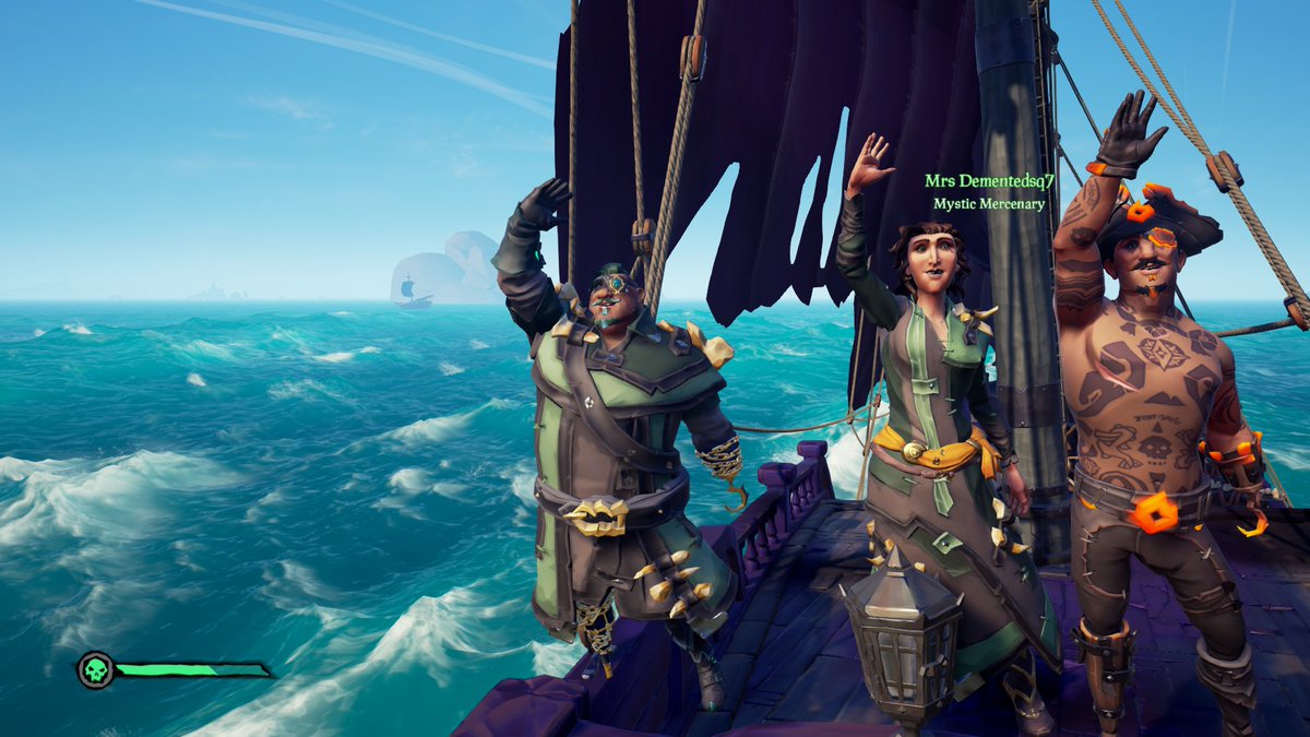 Dementedsquire7's tweet photo. Some fun screenshots from today's pirating adventures on @SeaOfThieves
Thanks to everyone who dropped by during the stream over on @WatchMixer at https://t.co/boJTu8TRZE
Can't wait to get back on the sea's for another day full of misadventures!!
#PuddlePirates #BeMorePirate https://t.co/eIS32V8s7Z
