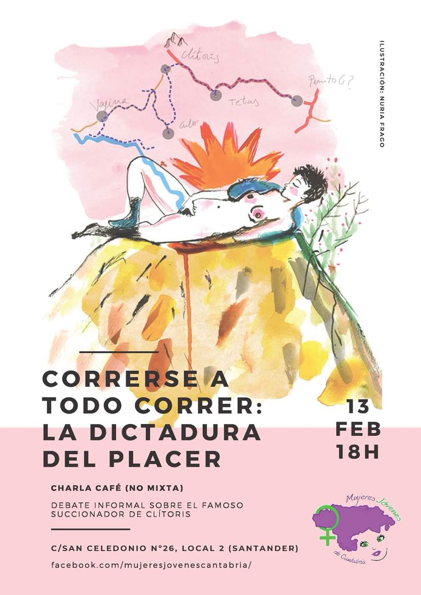 mujoca_'s tweet photo. ¿Revolución sexual o modelo patriarcal?
Os esperamos a todas las que queráis venir y charlar el 13 de febrero a las 18,00 en el Mujocal (San Celedonio, 26, segunda planta, Santander). https://t.co/AG0iC2kEsm