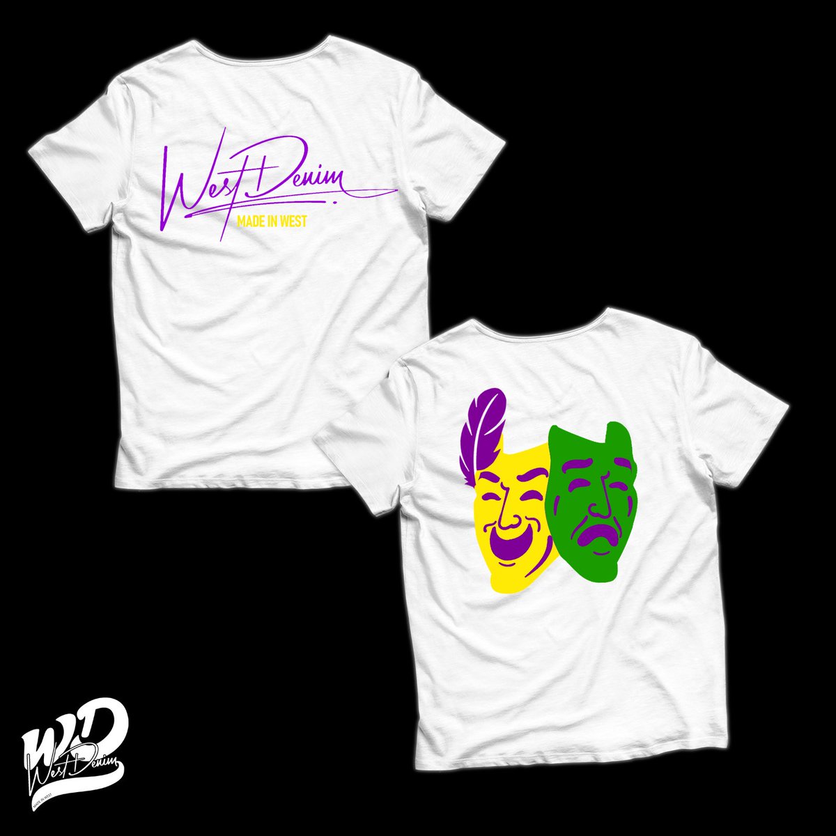 _Eboog's tweet photo. “Mardi Gras Madness” Coming Soon #Westdenim🐒 https://t.co/6fONHGJfZx