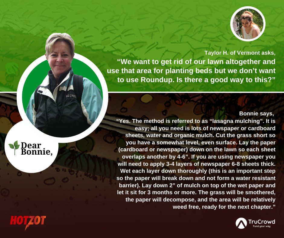 HotZot1's tweet photo. In “Dear Bonnie,” she answers gardening questions while providing handy tips in tricks in elevating your organic garden to the next level. Read more about it here: https://t.co/vrYyfB9PE8 https://t.co/AzJxzilvxk