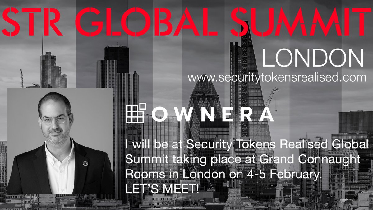 keinan_ziv's tweet photo. Let's meet at #Securitytokensrealized https://t.co/GXnaRQlcK3
