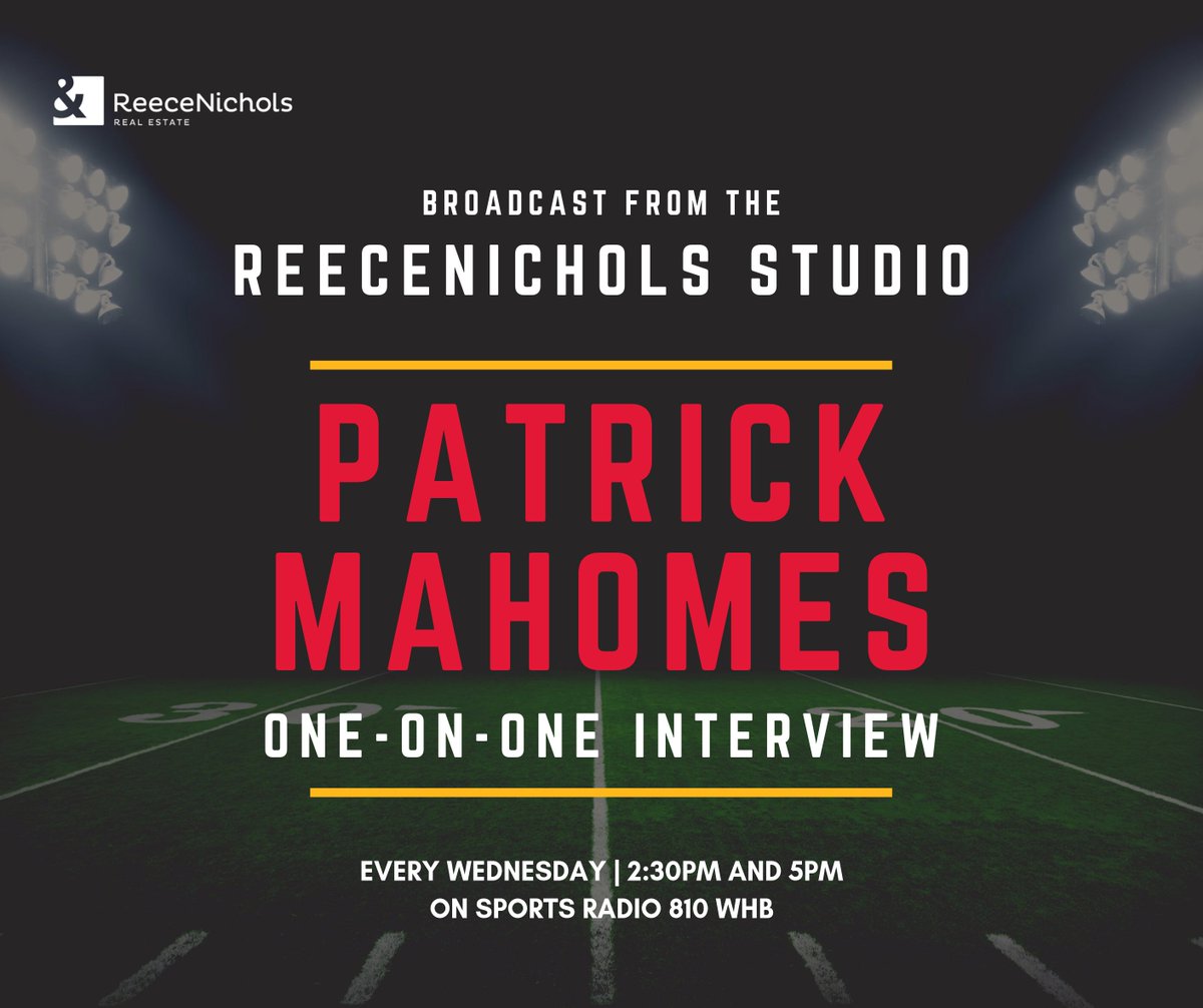 There are just 4️⃣ days until the 
<a href="/Chiefs/">Kansas City Chiefs</a> take on the <a href="/49ers/">San Francisco 49ers</a> in Miami, FL for the #SuperBowlLIV 🏈❤💛 Make sure to tune into 
<a href="/SportsRadio810/">Sports Radio 810 WHB</a> today at 2:30 PM &amp; 5:00 PM for an exclusive one-on-one interview broadcast from the #ReeceNichols Studio!