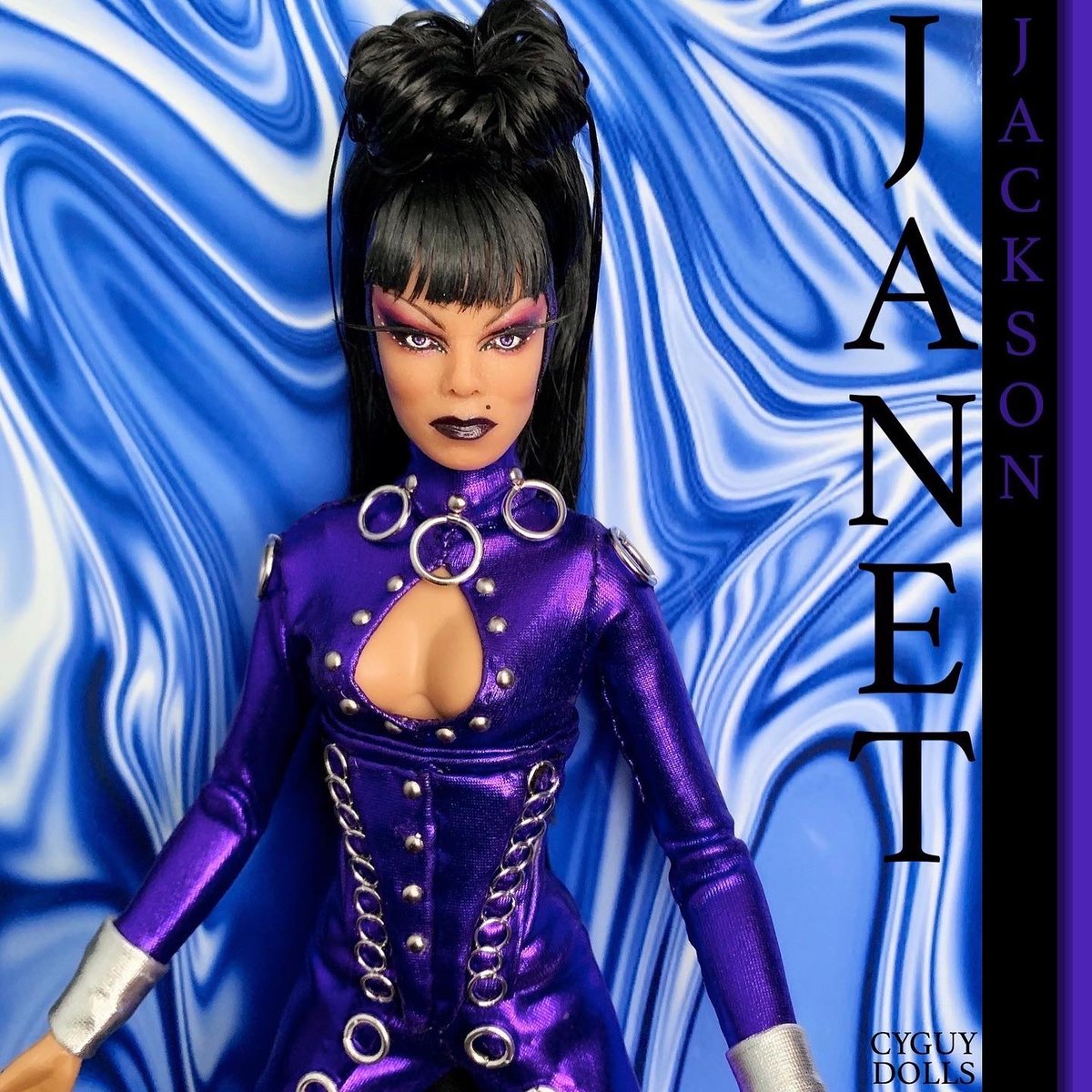 Goddess, <a href="/JanetJackson/">Janet Jackson</a> doll I made from her 🙌🏻ICONIC🙌🏻 music video w/ <a href="/BustaRhymes/">Busta Rhymes</a> “What’s it Gonna Be” 💜