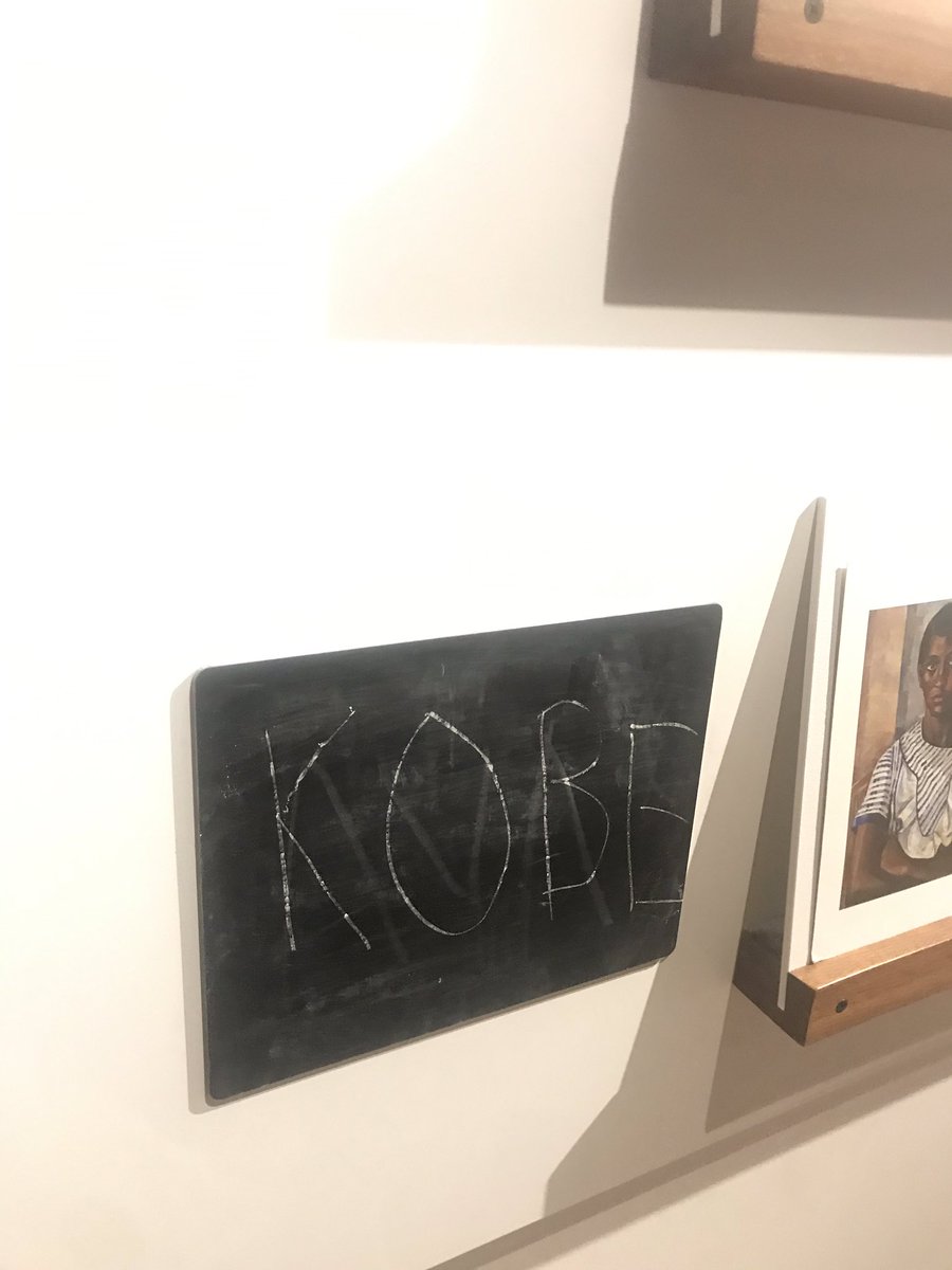 janeebrittany's tweet photo. The kids who came through the #speedmuseum today left a little message. β€οΈ #KobeandGianna #kobe #RIPMamba https://t.co/kFChVB51aE