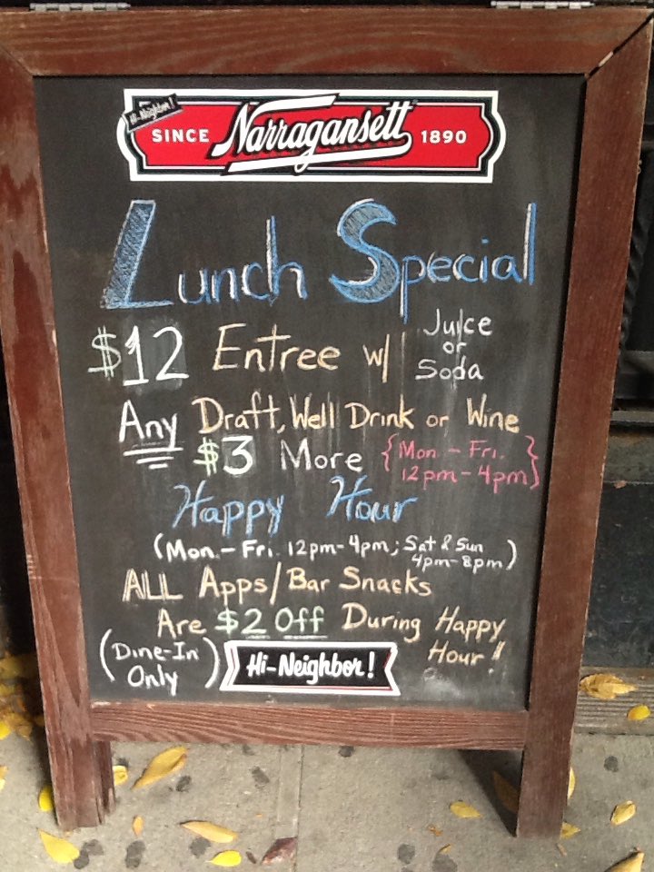 West3rdCommon's tweet photo. Join us for both our amazing $12 #LunchSpecial (12pm-4pm) as well as our #HappyHour (12pm-8pm) happening NOW! ALL Appetizers / Bar Snacks are $2 Off during Happy Hour. Warm up with our amazing selection of #HotCocktails such as #SpikedCider, #MulledWine or HotToddy today! #NoHo https://t.co/2omyb0xjG5