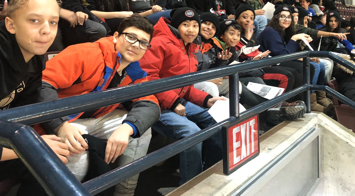 CoutoMr's tweet photo. Enjoying a day at the @Raptors905 game with the @StBernaDPCDSB crew! https://t.co/Ubk9r3tK84