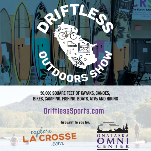 DriftlessSports's tweet photo. CALLING ALL VENDORS - Don't Forget to Register as a Driftless Outdoors Show Vendor! If you represent Adventure and the Outdoors, you won't want to miss this opportunity on May 8th &amp; 9th. Booths are first come-first serve. 
Click Here for More Details: https://t.co/VxTHjpZmNq https://t.co/nG0NRPCjwW