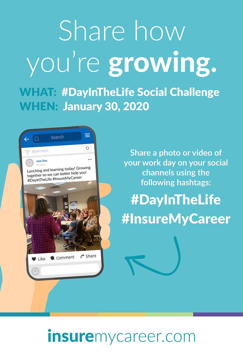 iiatexas's tweet photo. Join agents from across the country tomorrow, January 30th by sharing a photo or video on your social channels with the hashtags #DayInTheLife and #InsureMyCareer.

There is great diversity within our industry, and we want to show that off! #ELITExas #IIAT https://t.co/SMvwNiclIs