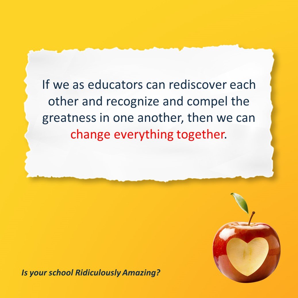 Another direct quote from our NEW book, Ridiculously Amazing Schools. Get your copy today at hubs.ly/H0mP5s80
For bulk book orders please contact us directly at: info@7mindsets.com
#newbook #amazonbestseller #RAS #ridiculouslyamazing #SEL #7mindsets #RASbook