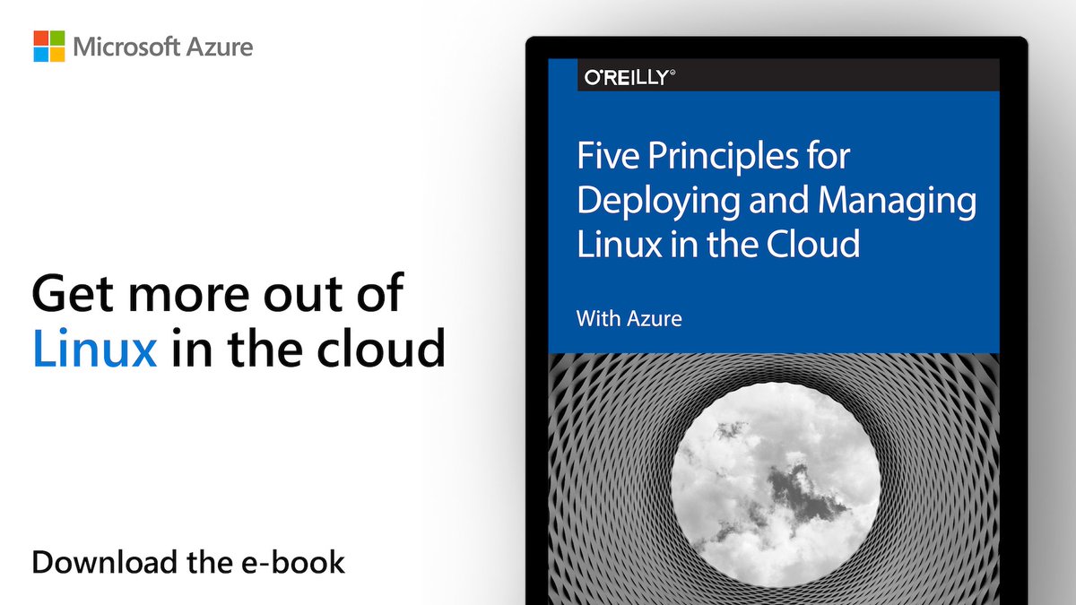 Follow five principles for deploying and managing #Linux in the cloud with #Azure. Download the e-book: https://azure.microsoft.com/resources/five-principles-deploying-linux-in-cloud/