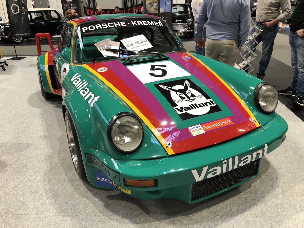 AJBrewin's tweet photo. A few highlights from NEC #ClassicCar show. £240k seemed a bit steep for an impact bumper #Porsche911! https://t.co/jzV7YD9UfV