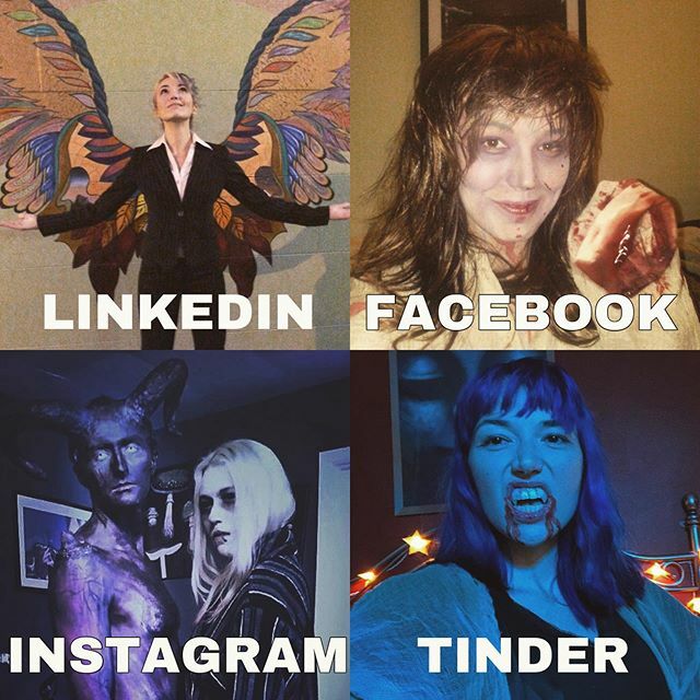 MigWindows's tweet photo. Get you a ghoul who can do it all. 👻#dollypartonchallenge #linkedinfacebookinstagramtinder #horrorfilmmaker #indiehorror #horroractress #monstermood #silly https://t.co/lDQWWL7oDS https://t.co/Ojc4Rg6GKL