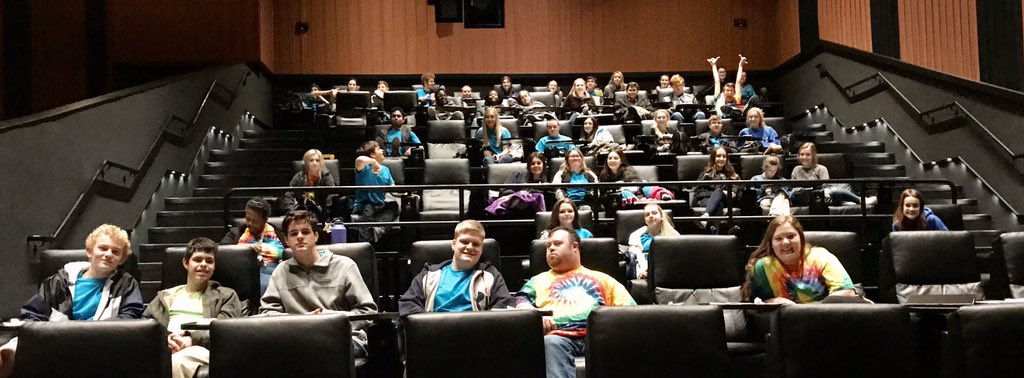 reach_live's tweet photo. We had a great day hanging out on a field trip to Movie Tavern! https://t.co/RMzc54CKTF