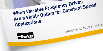 When Variable Frequency Drives Are a Viable Option for Constant Speed Applications